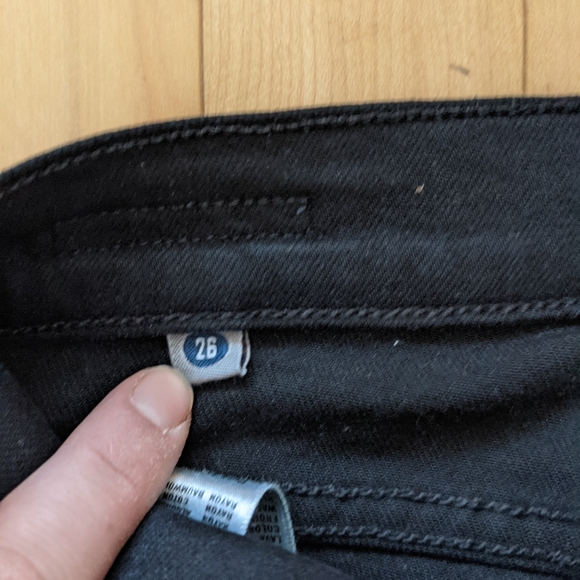 Citizens of humanity avedon skinny jean black 26 - Picture 6 of 6